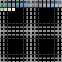 King Tun Deluxe paint III color palette on the Amiga